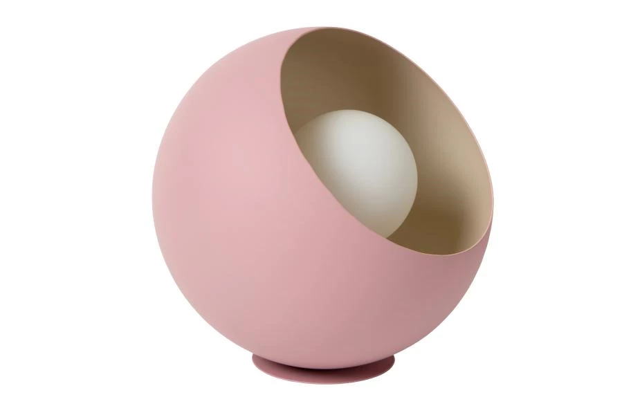 Lucide DOREDOS - Table lamp - Ø 20 cm - 1xE27 - Pink - turned off